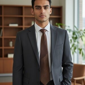 Coach Dark Multi Color 100% Silk Tie for Men. Made In USA.